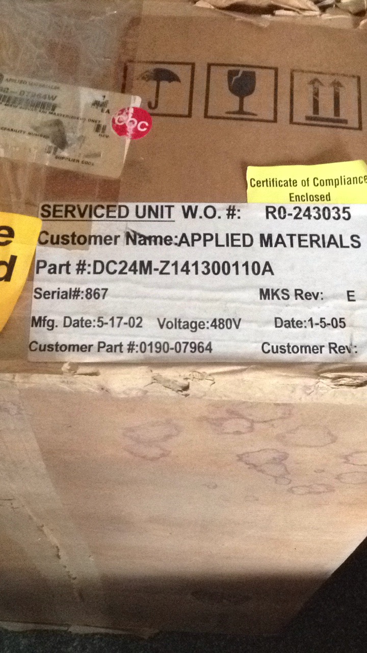 AMAT 40KW 480VAC ENI master 0190-07964W