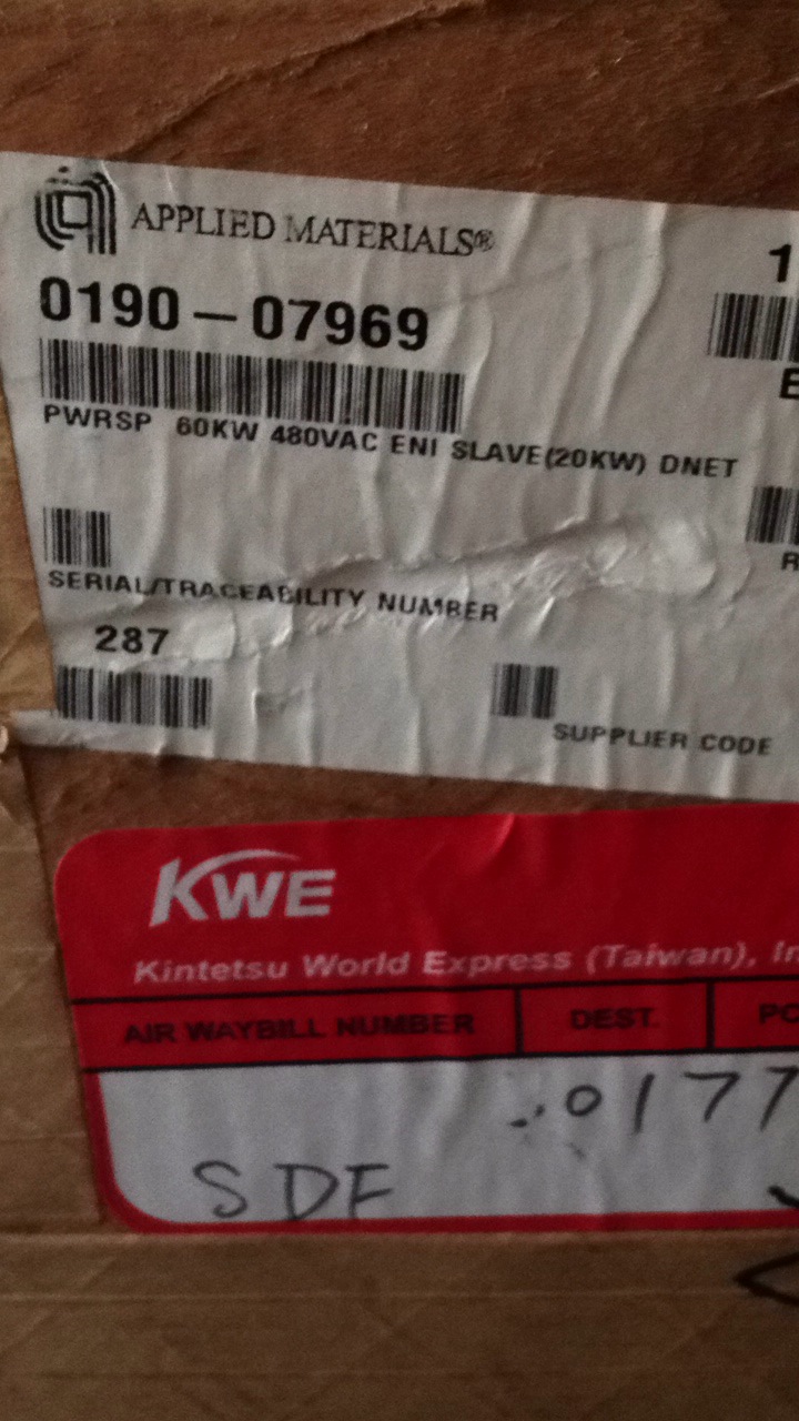 AMAT 60KW 480VAC ENI slave new 0190-07969