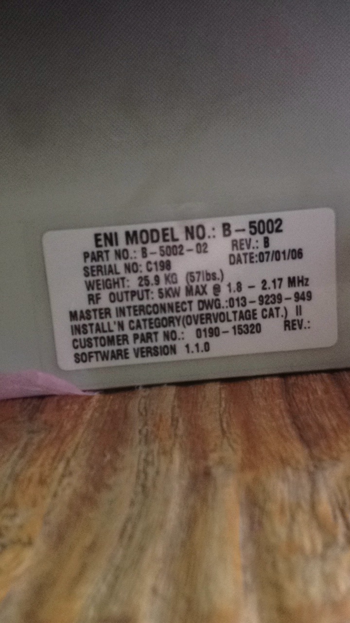 AMAT B-5002 0190-15320 refurbished — image 3