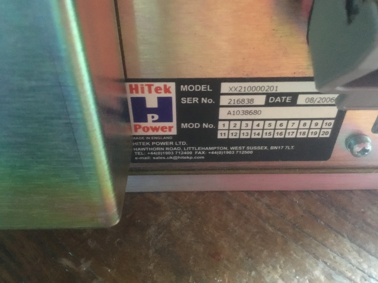 Hitek stack and power supply,model:xx210000201